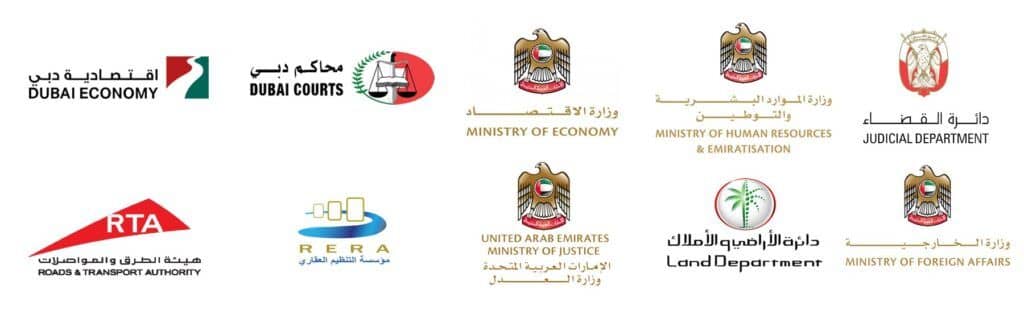 DUBAI GOVERNEMENT DEPARTMENTS
